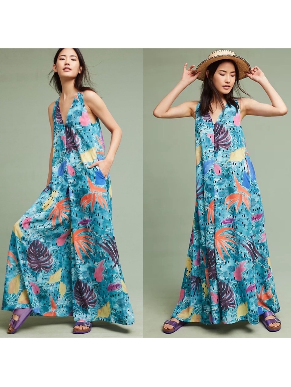 Anthropologie Pacific Jumpsuit by Christina Economou - Size XS